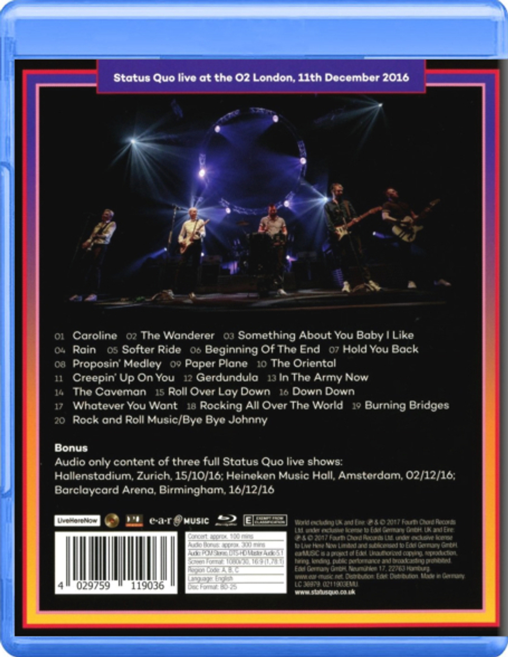 Status Quo / Last Night Of The Electrics (Blu-ray)