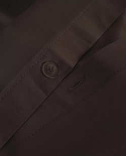 ZARA HOME (300 НИТЕЙ) ПОДОДЕЯЛЬНИК ИЗ САТИНА, КОРИЧНЕВЫЙ