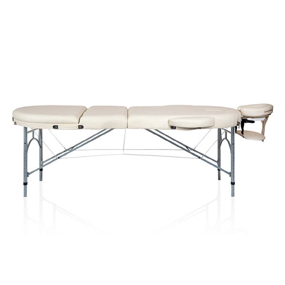 Массажный складной стол Mizomed Premium Oval 3AL крем