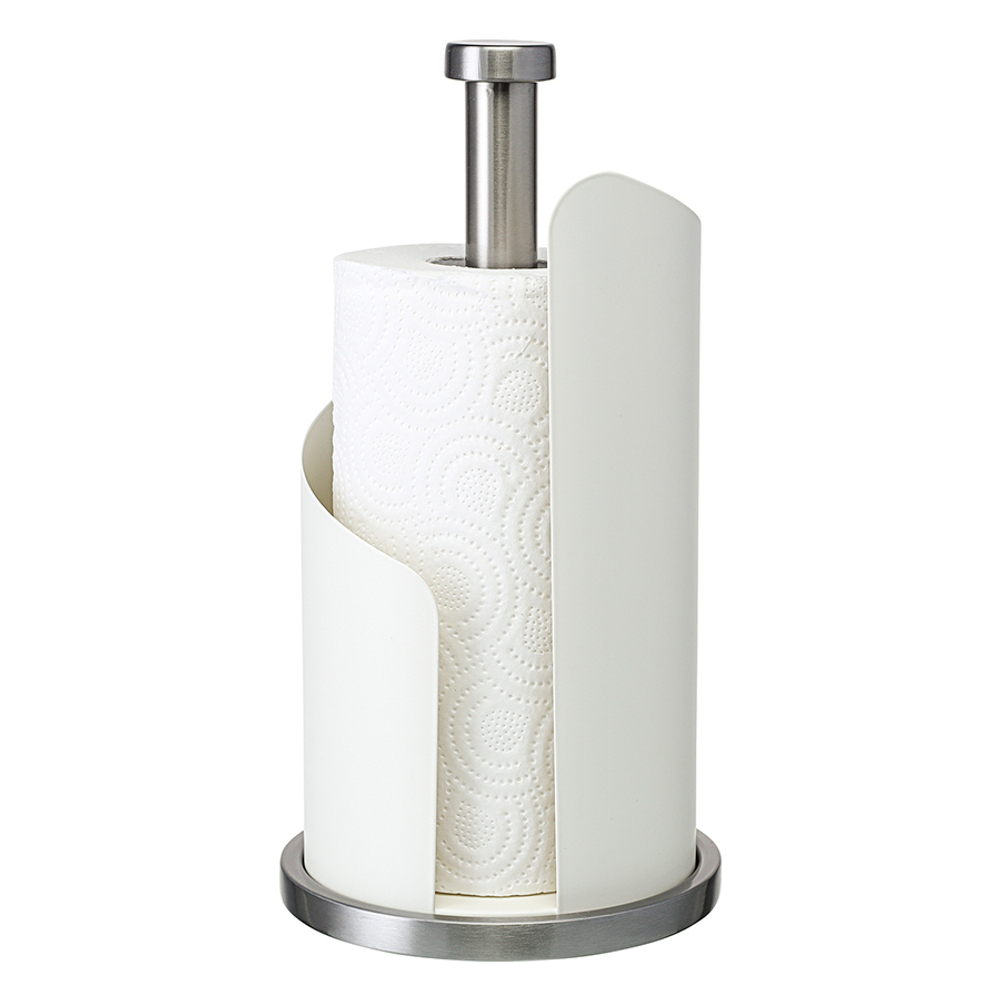 Держатель для бумажных полотенец riks, молочный