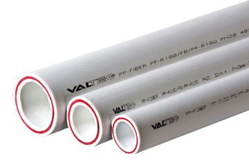 Полипропиленовая труба Valtec PP-FIBER 25 мм PN 20 армированная стекловолокном (VTp.700.FB20.25) 1 м