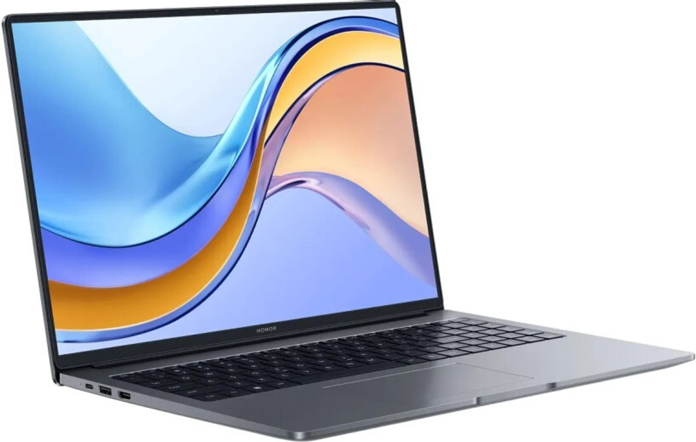 Ноутбук  Honor MagicBook X16 2024 16 ", Core i5, 8 Гб RAM, 512 Гб SSD, UHD Graphics, Серый