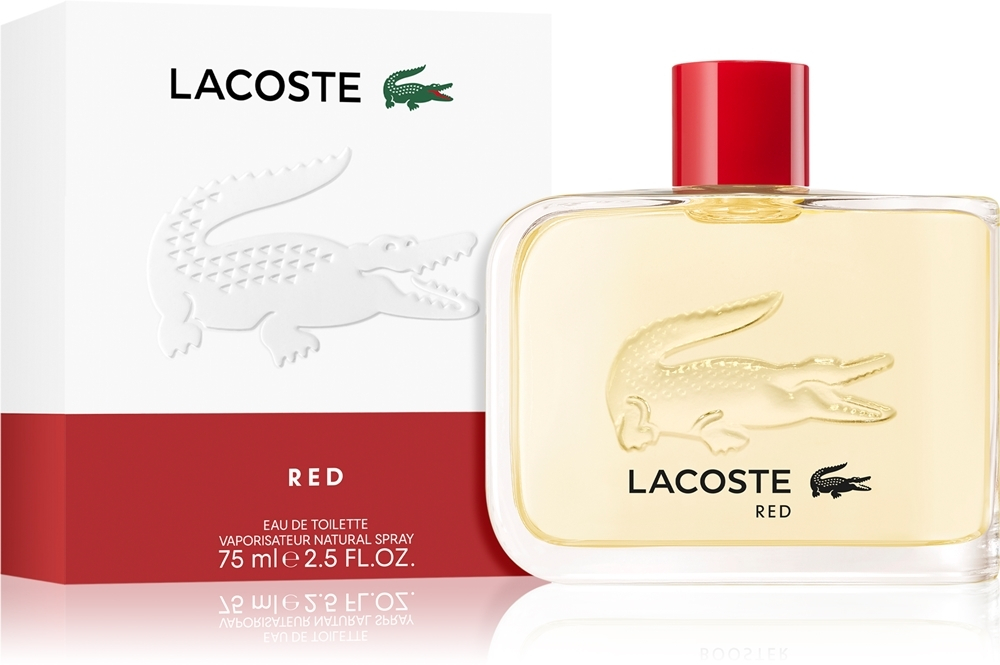 Lacoste Red новый дизайн туалетной воды для мужчин