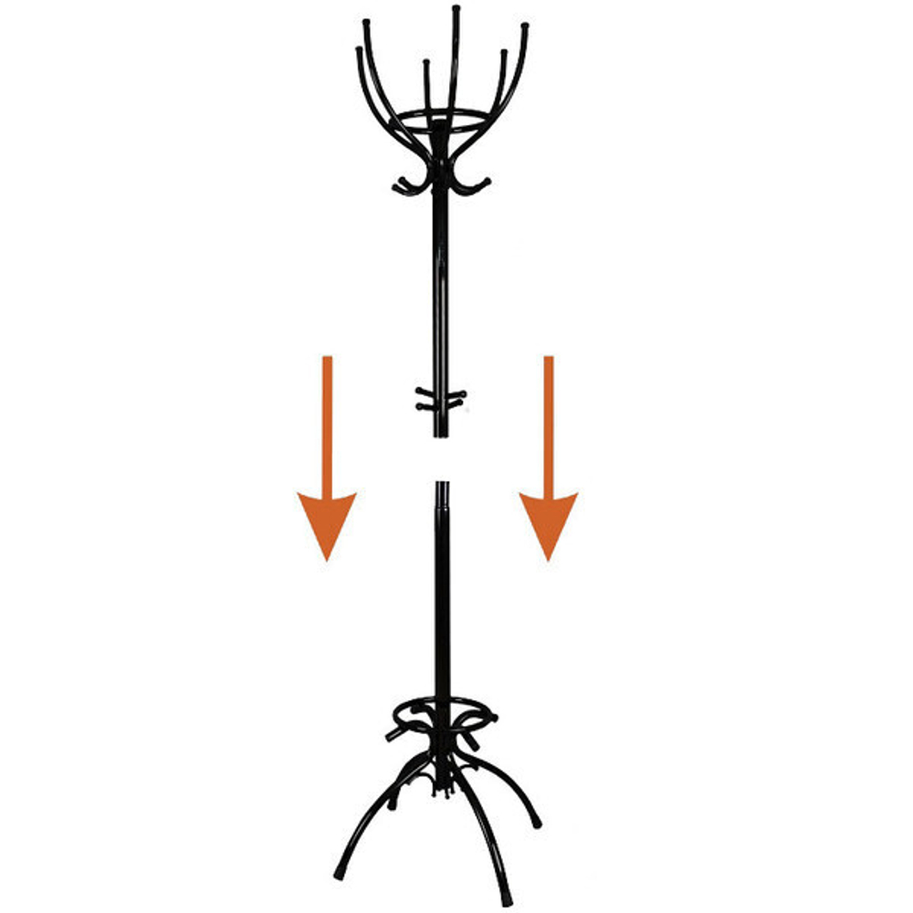 Вешалка-стойка №8"Престиж» (Черный)