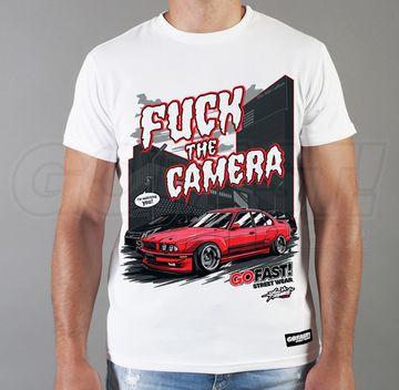 Футболка GoFast F*ck the Camera белая