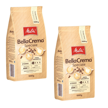 Кофе в зернах Melitta BC Speciale, 1 кг (Мелитта) х 2 шт
