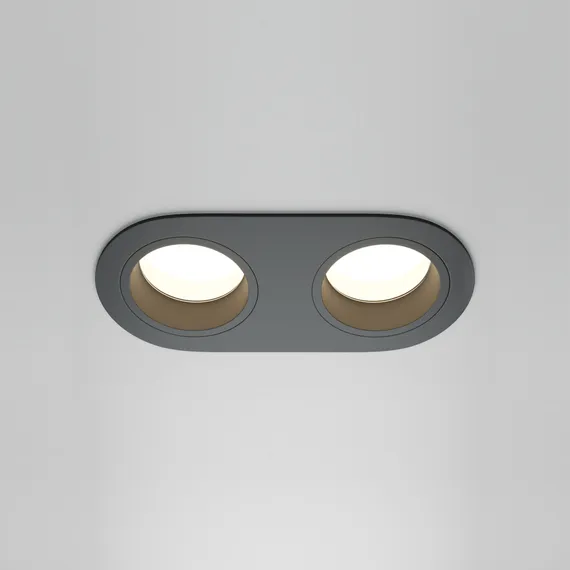 Встраиваемый светильник Пай / Share 2*GU10 10 Вт IP 54 Technical dl126-02-gu10-b