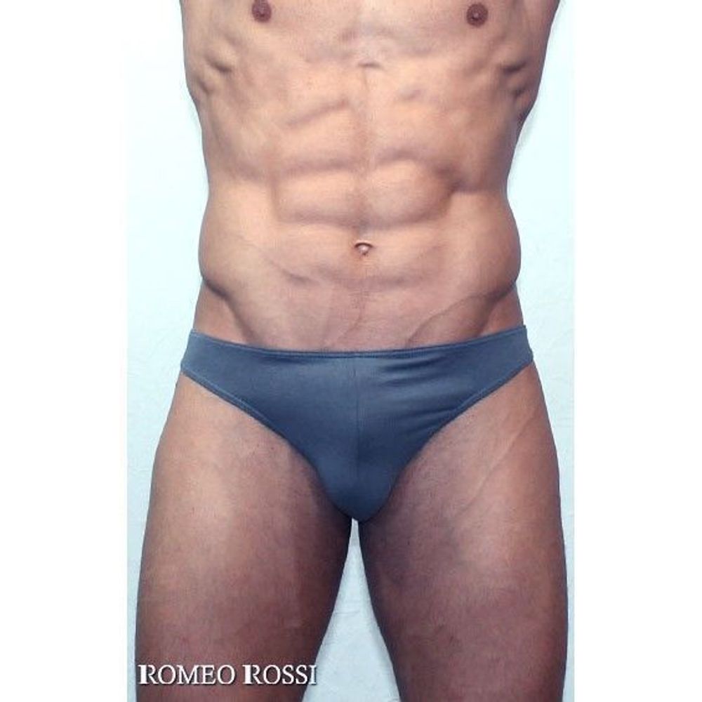 Мужские трусы стринги темно-серые Romeo Rossi Dream String RR1005-4