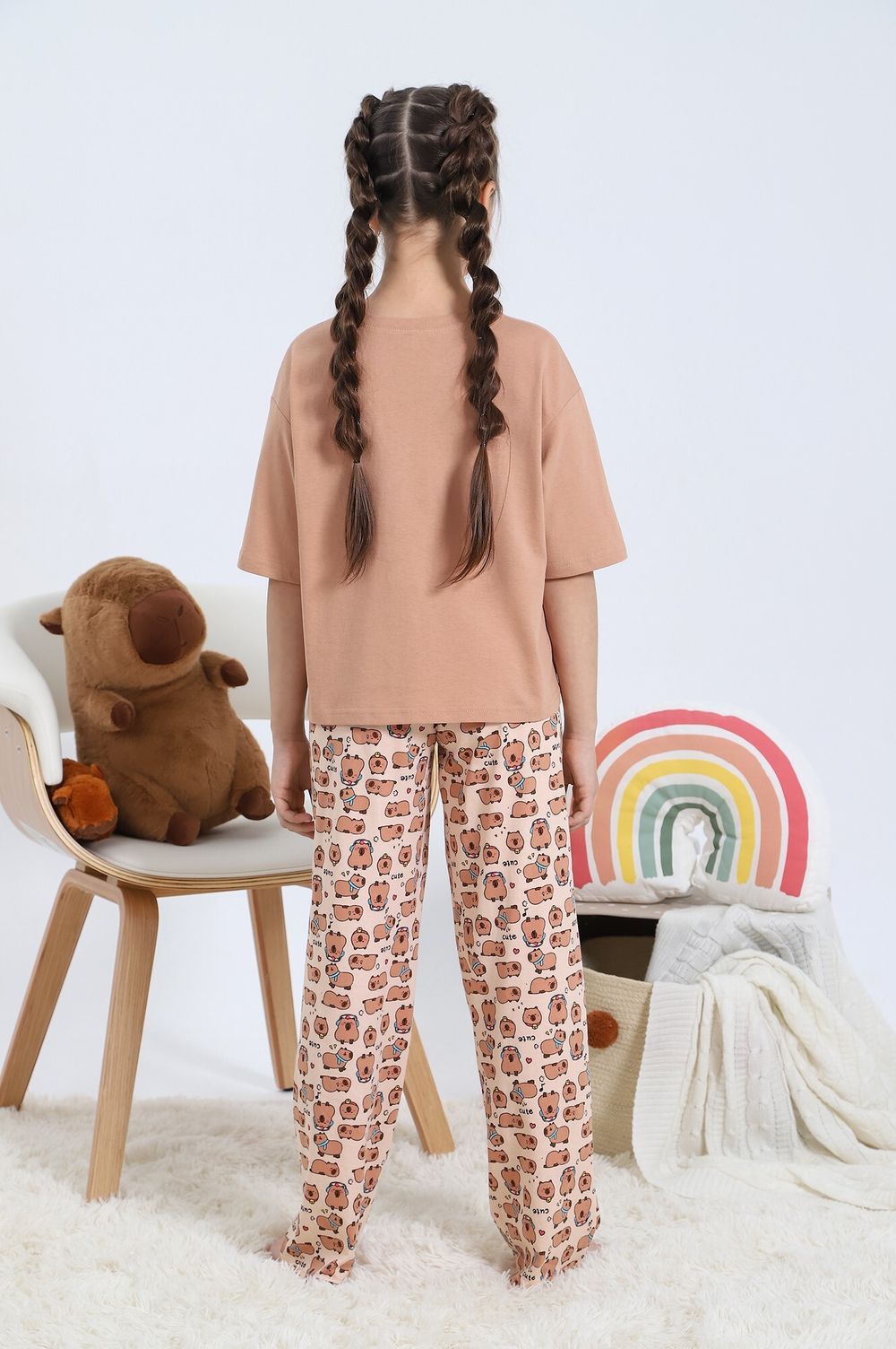 Пижама для девочки Капи-1 Виотекс ПЕСОЧНЫЙ