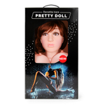 Кукла надувная с вибрацией и реалистичной головой Ангелина два отверстия 150 см