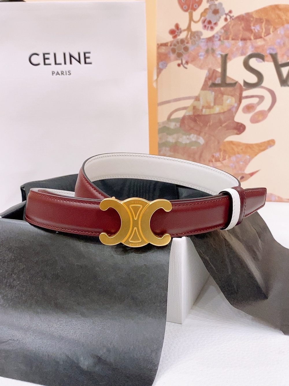 Кожаный ремень Triomphe Taurillon