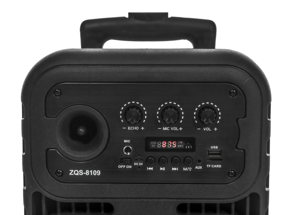 Портативная колонка SHINEDEE SPEAKER  Bluetooth, с микрофоном для караоке, FM, MP3 и подсветкой