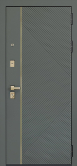 Стальная дверь "Лига". Заказная модель.