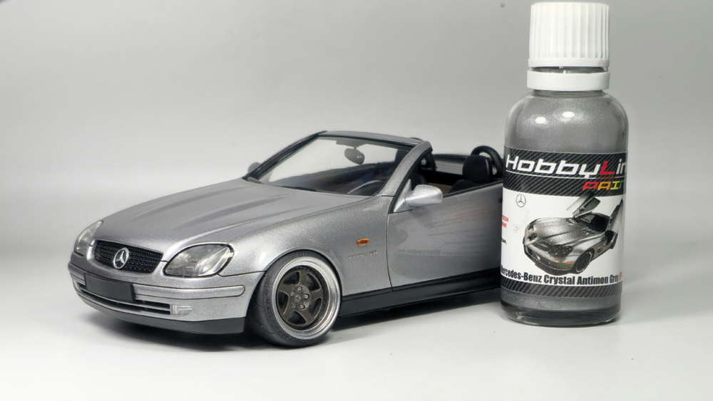 Краска лаковая HobbyLink Mercedes-Benz Crystal Antimon Grey HP-2206