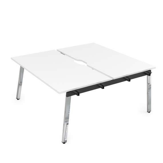 10БДНВ.284 Стол системы БЕНЧ, сдвоенный, на 2 рабочих места - начальный (1600*1635*750)