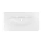 Раковина Caprise VCB-4CA100MWG, Corian, цвет белый матовый + серый матовый