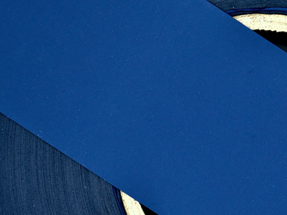Полиэстеровая лента для ТТ-печати темно-синяя