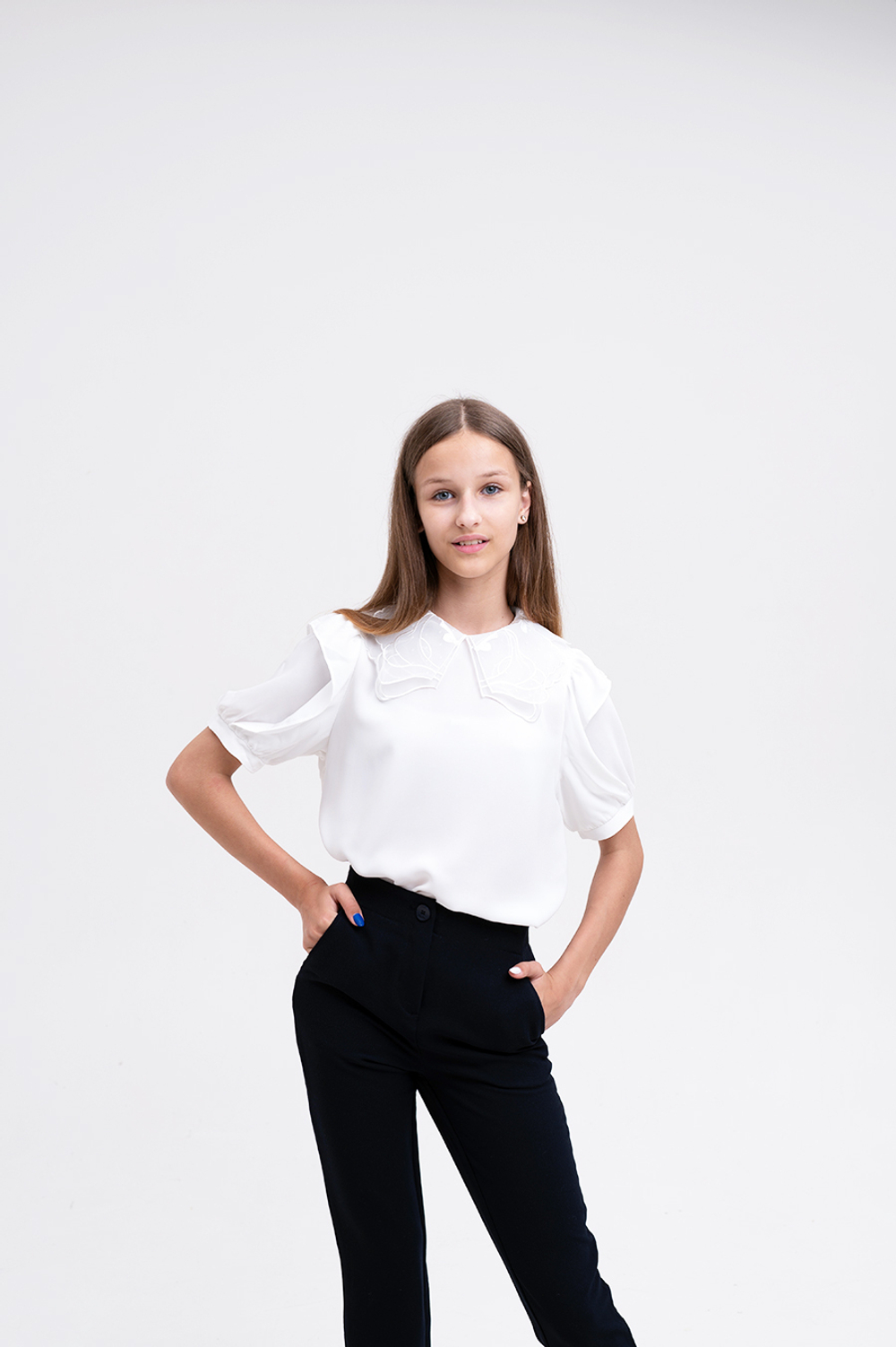 Блуза к/р швейн. д/д DELORAS C63606S