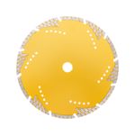 Диск алмазный отрезной Turbo сегментный с защитными секторами, 230х22,2x10мм KRANZ