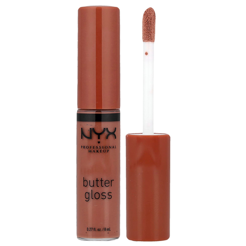 NYX Professional Makeup, Butter Gloss, блеск для губ, оттенок 46 ириска, 8 мл (0,27 жидк. унции)