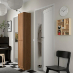 Книжный шкаф - BILLY / OXBERG  IKEA/БИЛЛИ / ОКСБЕРГ ИКЕА,  202х40 см , коричневый