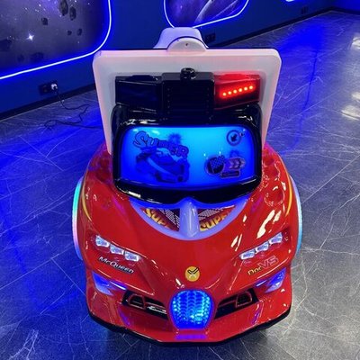 Детский игровой автомат с видео игрой гонки «Формула»