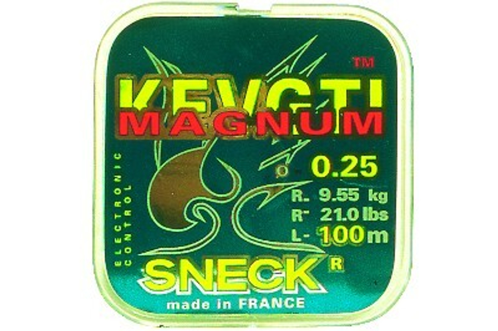 Леска моно. Sneck Magnum LightGreen, 0,14mm, 100m