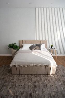 Кровать Леванте 1,8 (Бежевый), ДСВ-Мебель, г. Пенза