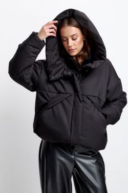 Куртка зимняя на утеплителе Isosoft черного цвета