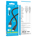 Кабель USB - TypeC BOROFONE BX81 (черный) 1м