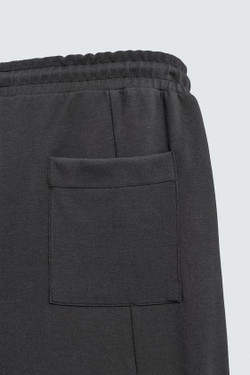 ZARA ДЖОГГЕРЫ КАРГО ИЗ ТКАНИ ИНТЕРЛОК, МЯГКИЙ СЕРЫЙ