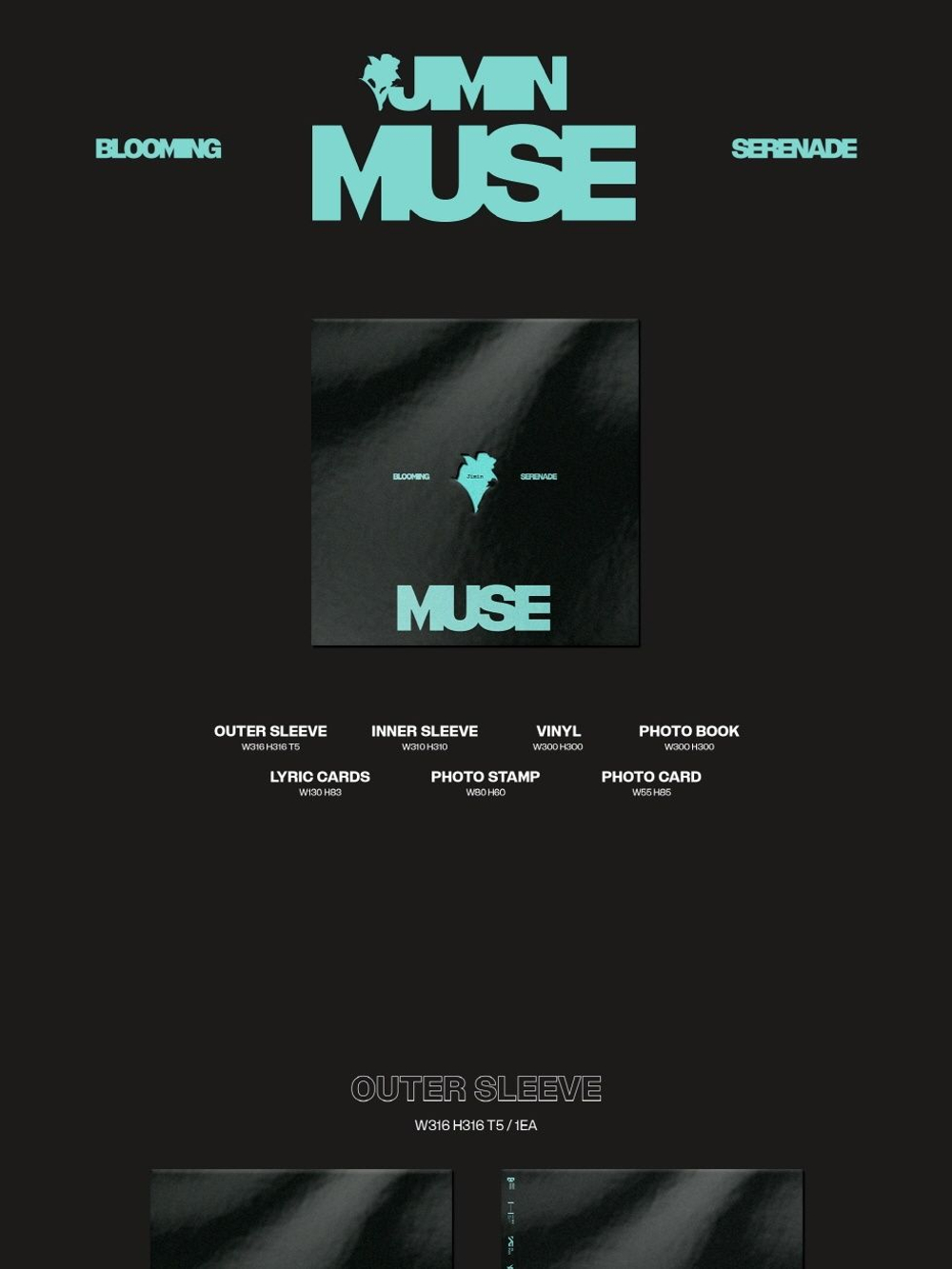 Альбом JIMIN (BTS) - MUSE LP Version