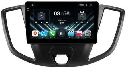 Магнитола для Ford Transit 7 2014-2023 - FarCar DX3248M монитор 9.5" IPS на Android 13, 4+64Гб, CarPlay