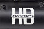 Надувная ПВХ-лодка BADGER Heavy Duty 430 AL, Черный
