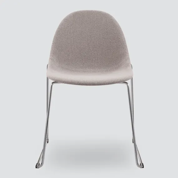 Стул Vid Soft серый, ножки хром