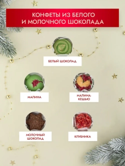 Конфеты шоколадные набор подарочный на Новый год