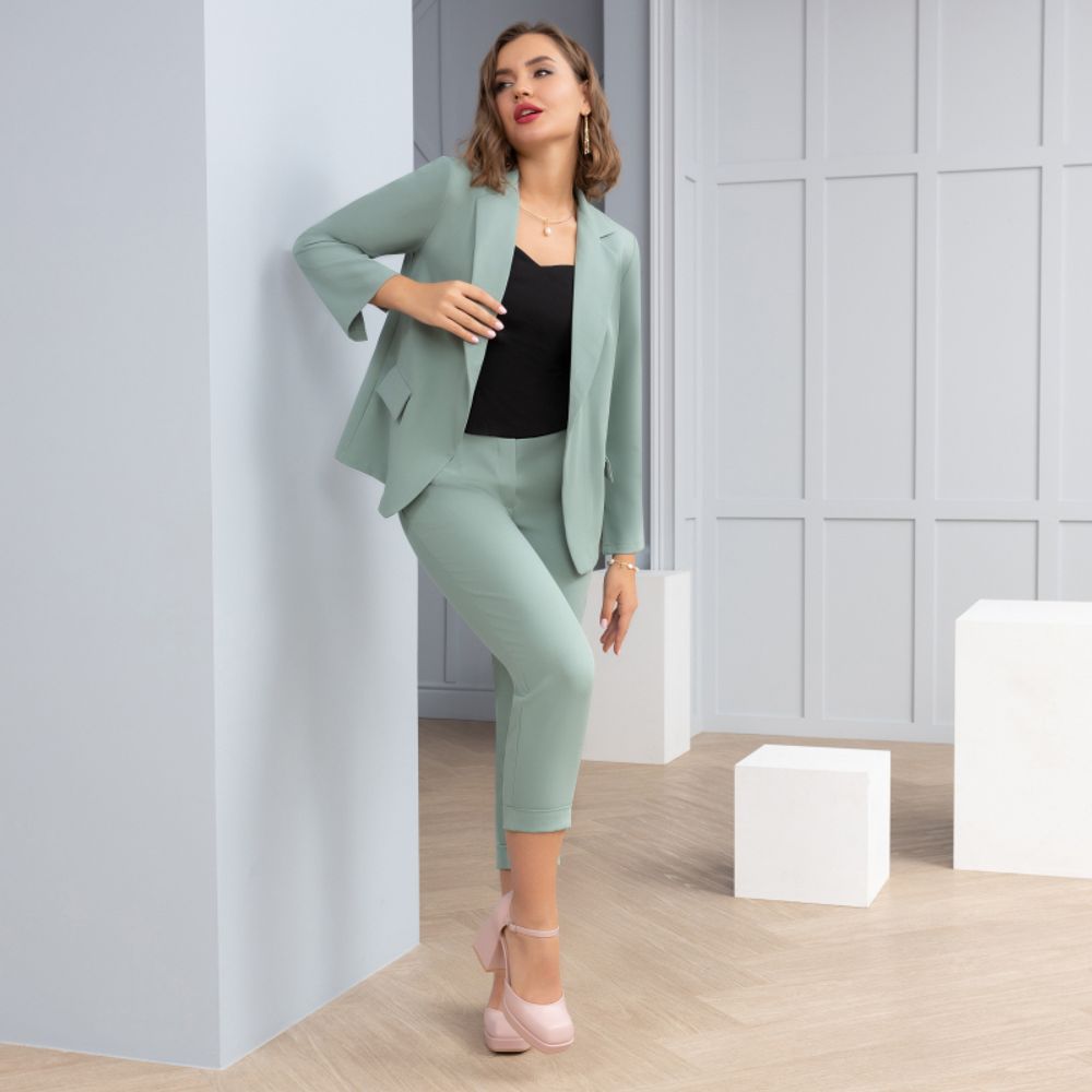 Брюки На дефиле (нежная мята) Charutti (Акция)