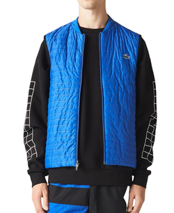 Мужская теннисная жилетка Lacoste SPORT Padded And Reversible Vest Jacket - черный