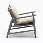 Кресло деревянное плетеное с подушками Tagliamento Helio