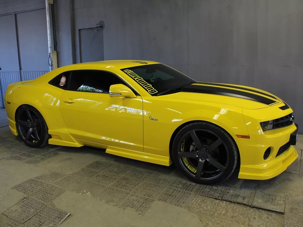 Комплект накладок на пороги Chevrolet Camaro SS,RS(2009-2012)