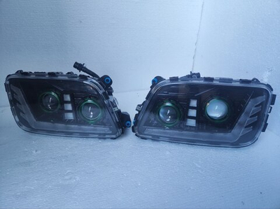 Фара передняя Mercedes Actros MP3 LED левая+правая (Комплект) настоящее стекло!