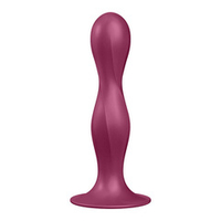 Малиновый фаллоимитатор 17,8см Satisfyer Double Ball-R 4048680