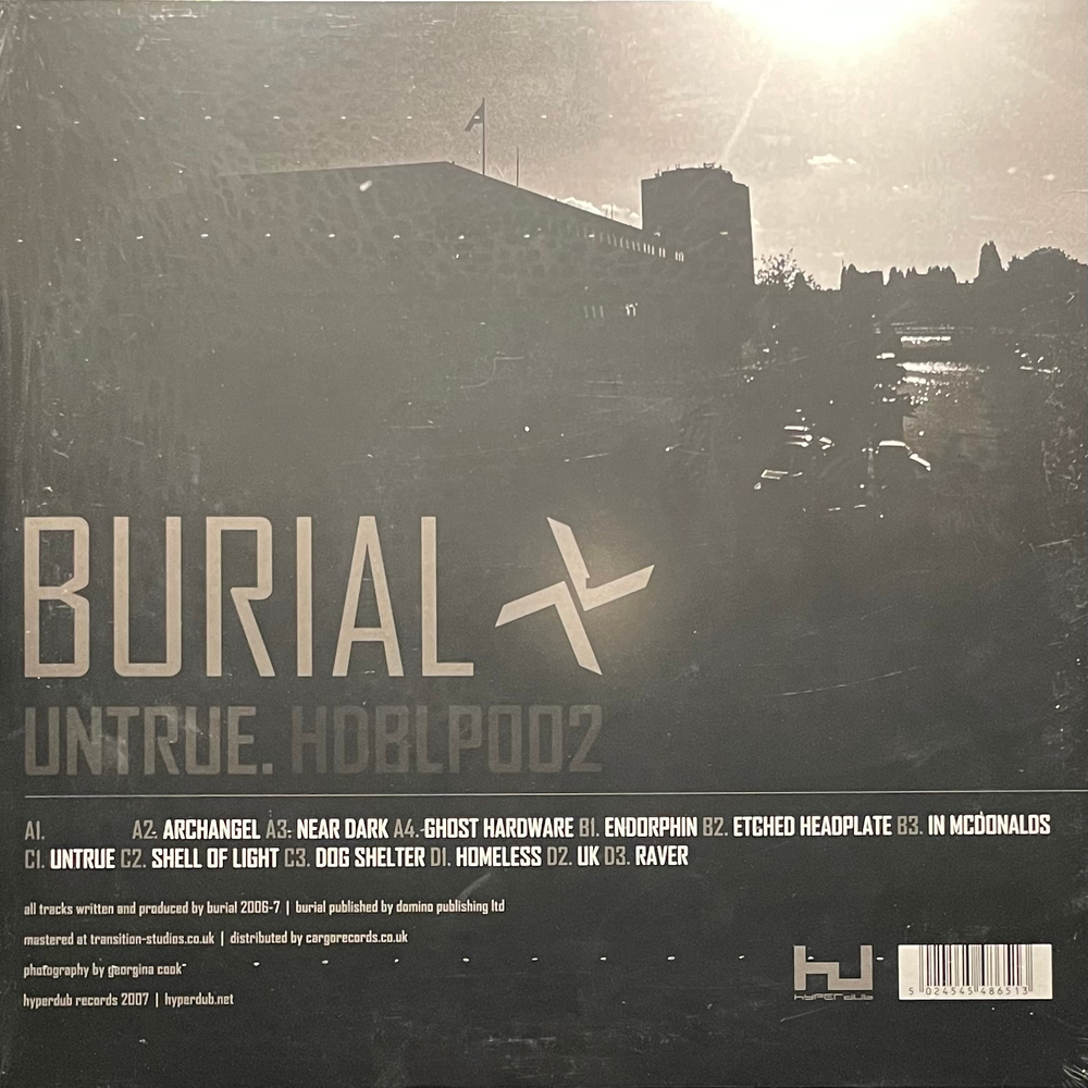 Виниловая пластинка Burial ‎– Untrue 2LP
