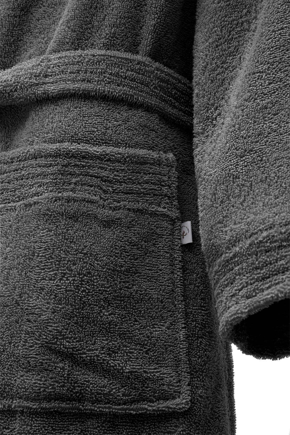 Халат из органического хлопка Ecosoft Yeni | темно-серый