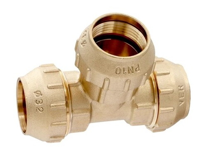 ПНД Тройник ЛАТУН Ф32 х 32 х 32  ViEiR (16/2шт)