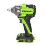 Гайковерт ударный акк. Greenworks IW5500, 24V, б/щет, 1/2'', 500Нм, 3 режима, без АКБ и ЗУ (3805007)