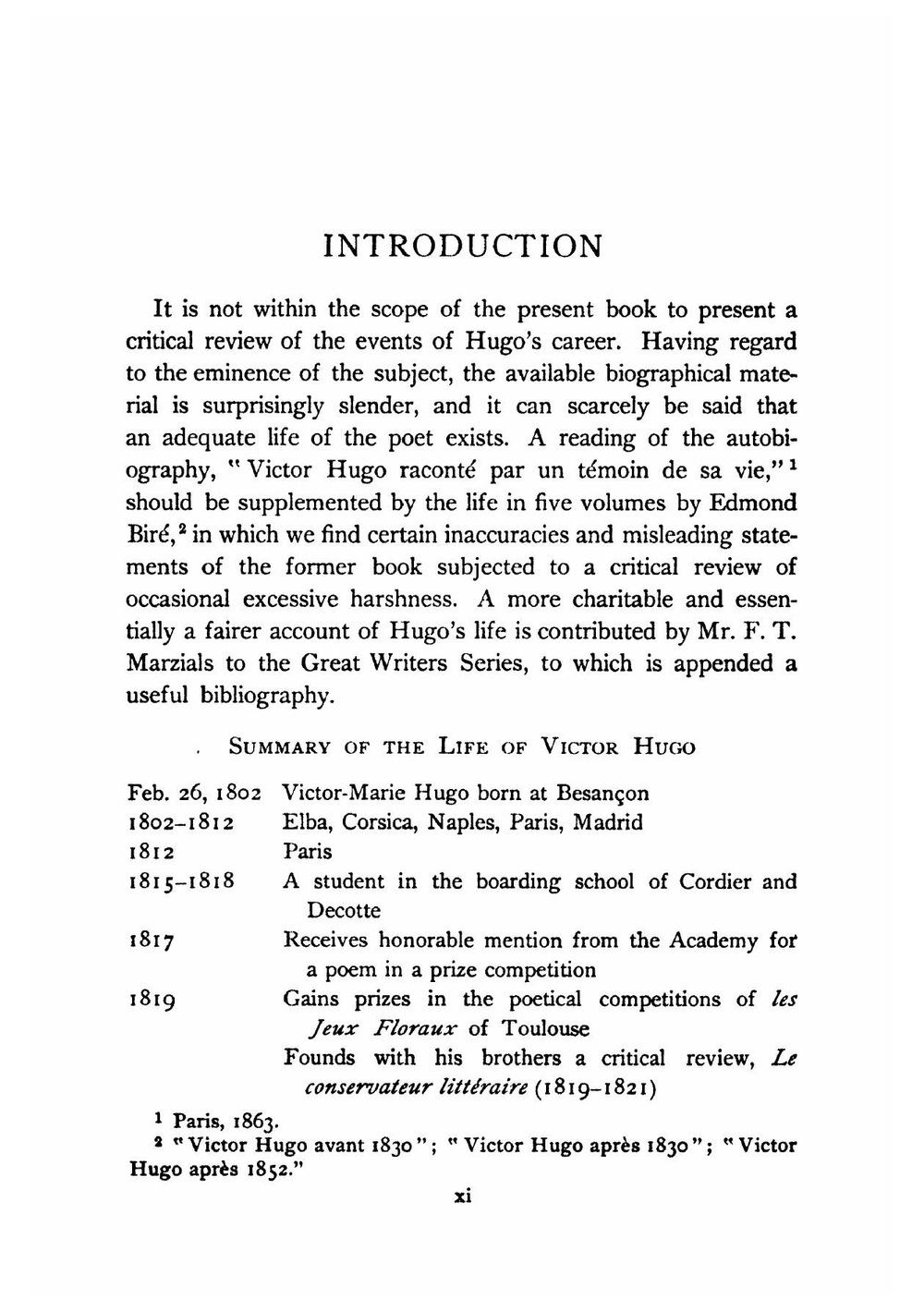 The poetry of Victor Hugo | John Squair