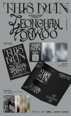 Альбом JEONGHAN X WONWOO (SEVENTEEN) - THIS MAN 1st Single Album WVS ALBUMS Version