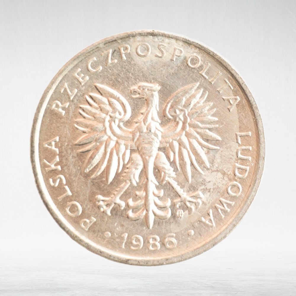 Poland, 50 Groszy, 1986, VF