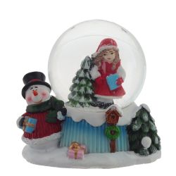 GAEM Фигурка декор в стекл шаре "Девочка", D4,5 см, L6,5 W6,5 H6 см, 2в.